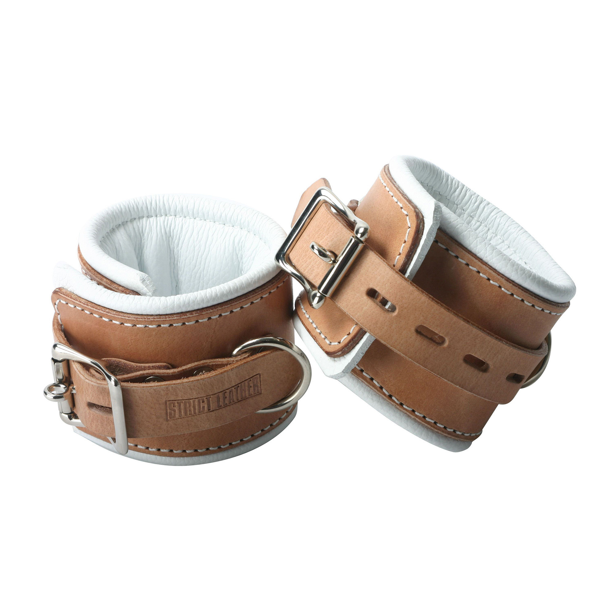 Strict+Leather+Padded+Hospital+Style+Restraints-+Ankle